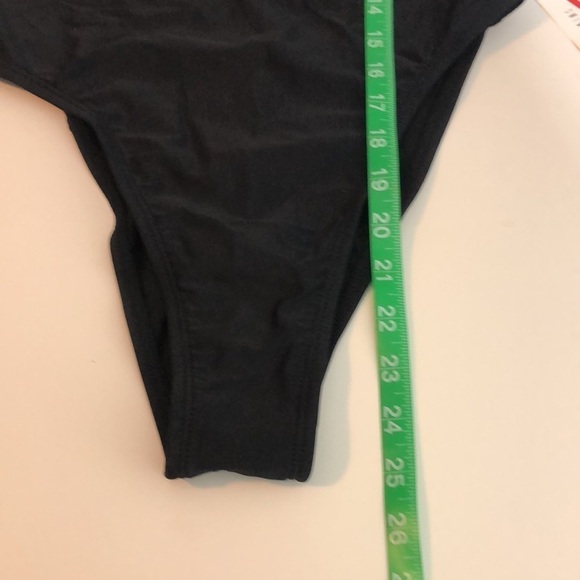 Dippin Daisy’s Black One Piece High Cut Swimsuit S NWT - Picture 9 of 9